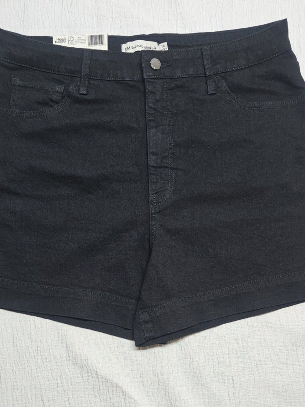 RM by Rebecca Minkoff Women's Relaxed Fit High Rise 90' s Short - Picture 2 of 10
